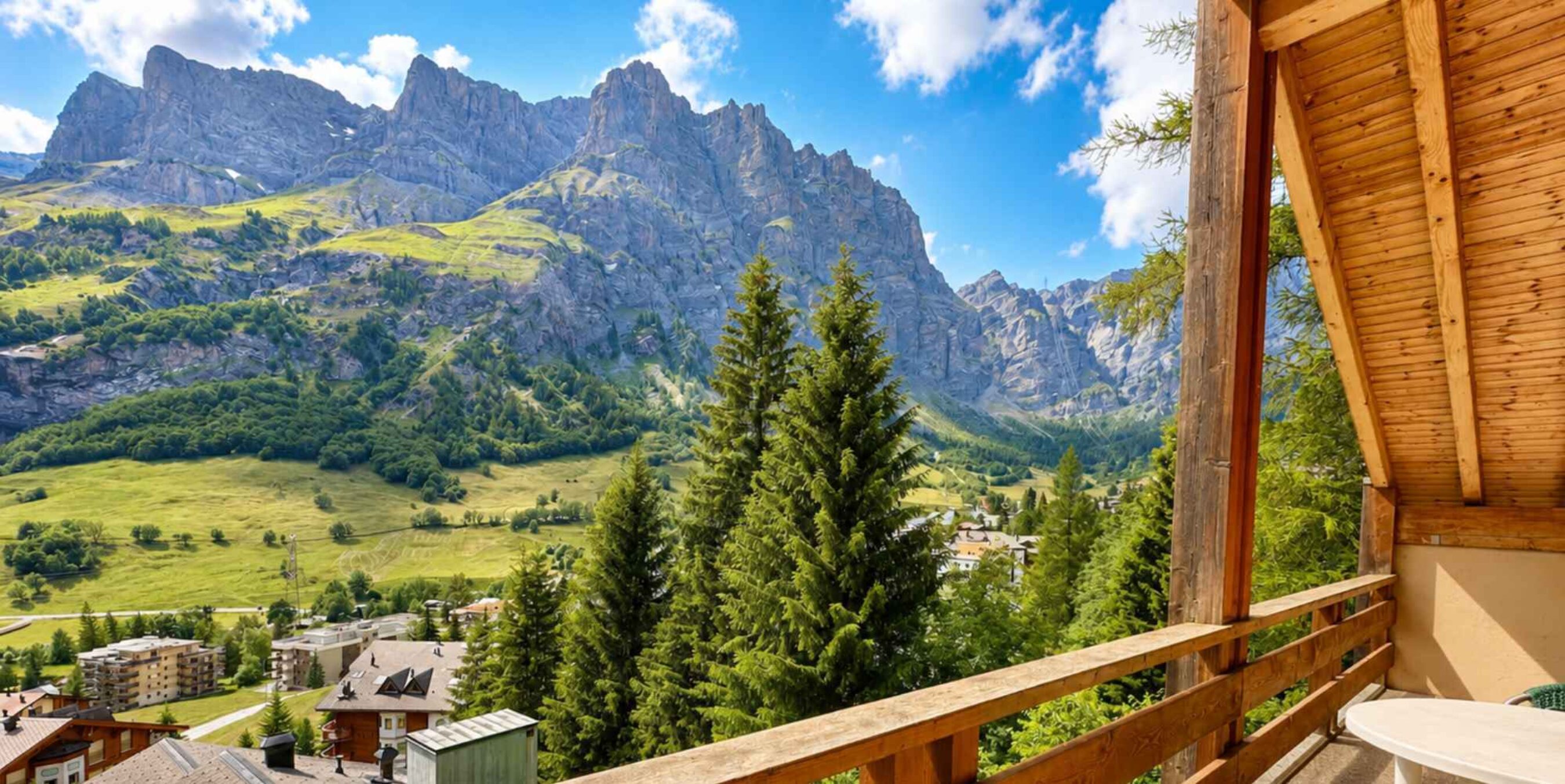Waldhaus Leukerbad Ferienwohnug Tarbey Leukerbad
